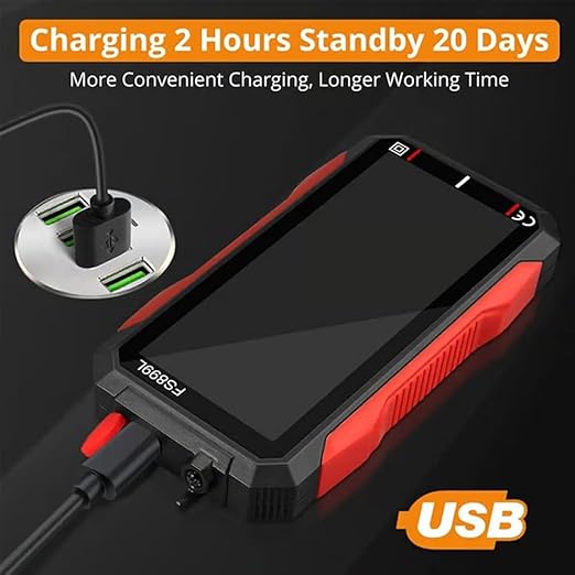 2026 USB Rechargeable Digital Multimeter, 6000 Counts Large Color Screen & Backlight, FS899L Smart multimeter Automatic Tester for Home Automotive Industrial Applications Electrical Issues