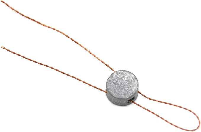 10x6mm Meter Lead Seal (500g/1.1lb) Approximately 135PCS with Copper Wires (100m)