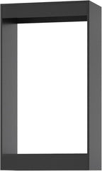 ROOMTEC 28.5" Double Hanging Closet Unit, Modular Closet System with Hanging Rod, Wardrobe Organizer for Bedroom or Walk-in Closet, Wall Mounted, Customizable Clothes Storage Unit, Black