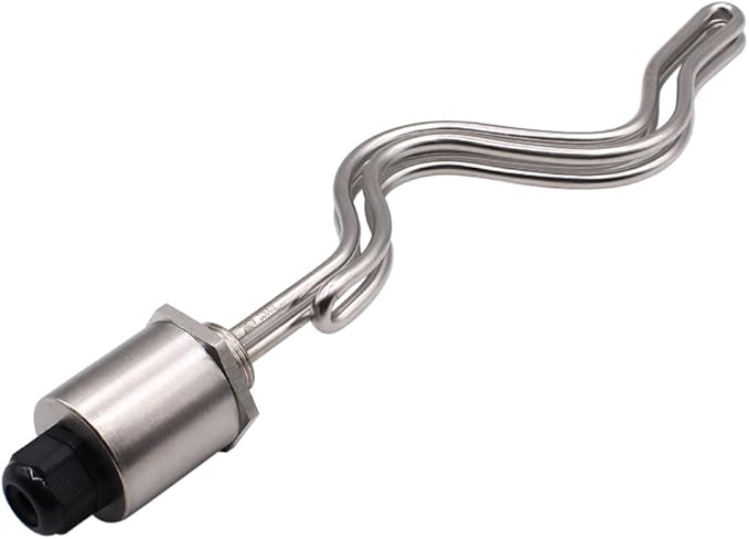 DERNORD 240V 5500W Ripple Water Heater Element Screw-In Lime Life - Ultra Low Watt Density