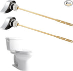 Hibbent 2 Pack Toilet Handle Replacement Compatible with TOTOTHU004-CP Trip Lvr for ST701, CST854, Side Mount Toilet Flush Handle, Tank Flush Lever, Chrome