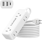 US to Japan Adapter, 1875W 2 Prong Extension Cord 5 FT with 180 Rotating Flat Plug, Type A Travel Adaptor for USA to Japanese Tokyo Canada Mexico Philippines Peru China Colombia