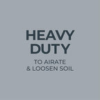 Woodland Tools Heavy Duty Hand Cultivator, 3-Prong Garden Claw Tiller Tool with Anodized Aluminum Head and Soft Ergonomic Grip, Manual Soil Cultivator for Weeding, Digging, and Breaking Up Dirt