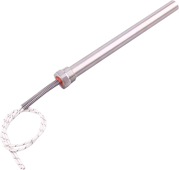 DERNORD Immersion Cartridge Heater 240V 1000W Hot Rod Heating Element Replacement 1/2 Inch Thread