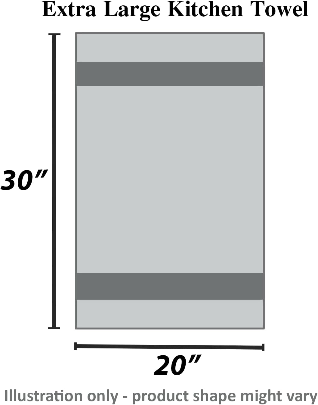 Urban Villa Kitchen Towels Set of 6 Premium Quality 100% Cotton Solid Kitchen Towels Ultra Soft Size 20X30 Inches Beige Color Kitchen Towel Highly Absorbent Kitchen Towels