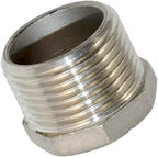 1" Male x 3/4" Female Thread Reducer Bushing Pipe Fitting, Adapter, Stainless steel SS 304 NPT