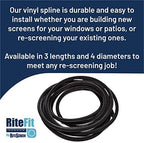 Window Screen Spline (25' x .175")