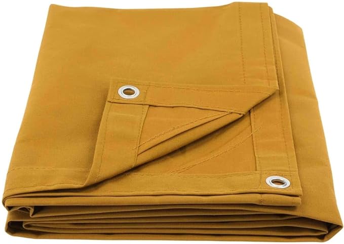 Mytee Products 12' x 20' Tan Canvas Tarp 12oz Heavy Duty Water Resistant