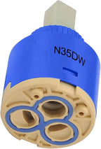 35mm Faucet Cartridge Certification Ceramic Tap Cartridge Mix Faucets Inner Cartridge Replacement for Single Lever Faucet, Monobloc Bathroom or Kitchen Mixer Faucets