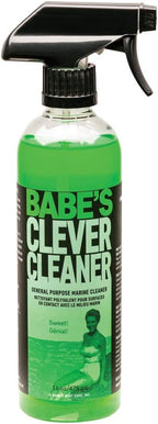 Babe’s Clever Cleaner – All-Purpose Marine Cleanser – Removes Dirt, Scum & Grease – Safe for Gelcoat, Vinyl & Upholstery – Biodegradable Boat Polish- 1 Pint/Spray