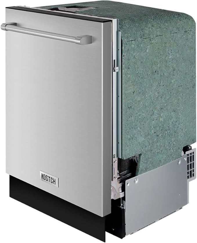 30 inch Freestanding Natural Gas Range or Liquid Propane Gas Range with 5 Burners, Large Capacity 24 inch Top Control Built-In Dishwasher with Third Rack, in Stainless Steel (Stainless Steel)