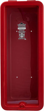 Fire Extinguisher Cabinet Fire Extinguisher Box Outdoor Fire Cabinet Mounted Fire Extinguisher Cabinet Fire Extinguisher Cover (Red with Pull-Panel, Rx350, Plastic, 5 Pounds, 1, AKA1)