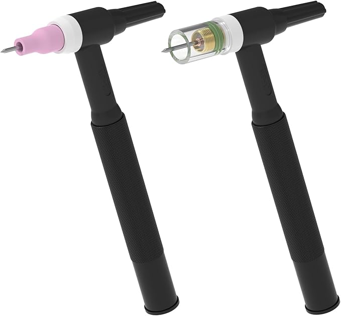 TOOLIOM 49PCS TIG Welding Torch Accessories Kit Stubby Gas Lens Glass Cup Ceramic Cup Back Cap Kit for WP-17/18/26