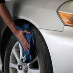 Shop Towels (Blue, 500-Pack) - Bulk Cleaning Towel in a Bag, Mechanic Cotton Wipes for Car Maintenance, Auto Mechanics & Garage, Wipe Grease & Oil, Machine Wash & Reusable