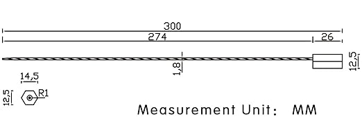 500 Wire Security Seals Numbered Steel Cable Seals Wire Tamper Seals Metal Wire Seals Steel Cable Tie Seals Pull Tight Cable Seal (Red)