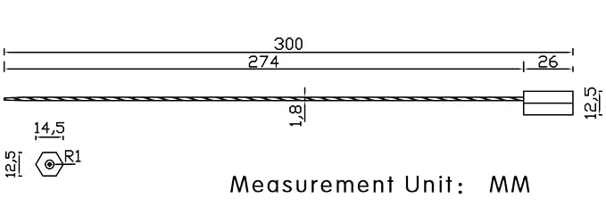 1000 Security Cable Seals Numbered Steel Wire Cable Tags Tamper Proof Wire Seals
