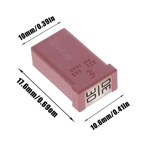 15A 32V Micro Cartridge Fuses Mini Automotive MCASE Shaped Cartridge Fuse Kit(10 Pcs)