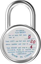 FIGODE® Locker Lock, 2 in. Combination Lock, Keyless Padlock for Gym and School Lockers, Black Dial Lock, 5 Pack