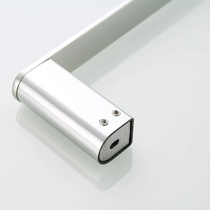 RANDOM 18 inch Towel Bar Mirror Chrome Hand Towel Holder Bathroom Hardware Accessories Towel Rack for Bathroom Kitchen SUS304 Stainless Steel Towel Rod Modern Hotel Style Wall-Mounted.96026-2-18C