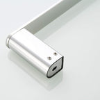 RANDOM 18 inch Towel Bar Mirror Chrome Hand Towel Holder Bathroom Hardware Accessories Towel Rack for Bathroom Kitchen SUS304 Stainless Steel Towel Rod Modern Hotel Style Wall-Mounted.96026-2-18C