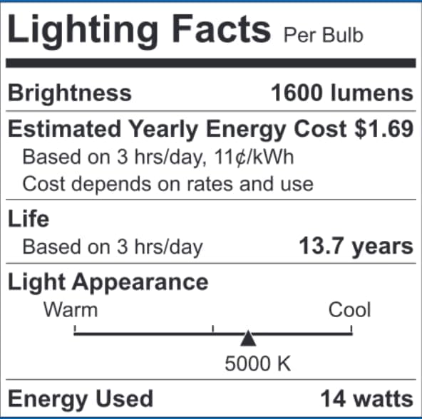 Energetic BR40 LED Indoor Flood Light Bulbs, Dimmable, 5000K Daylight, 110W Equivalent, 1600LM, E26 Base, Recessed Can Light, High Lumen, Flicker Free, UL Listed, 10 Pack