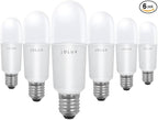 Jolux led Stick Lights for Enclosed Fixture,Led bulbs100 Watt Equivalent,2700K Soft White,1500 LM,E26 Medium Screw Base,High Lumen Light Bulb,Non-Dimmable, 6 Count (Pack of 1)………