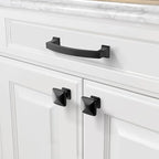 Asidrama 10 Pack 3.75 Inch(96mm) Matte Black Kitchen Cabinet Handles, Cabinet Pulls Kitchen Cabinet Hardware for Cupboard Drawer Pulls