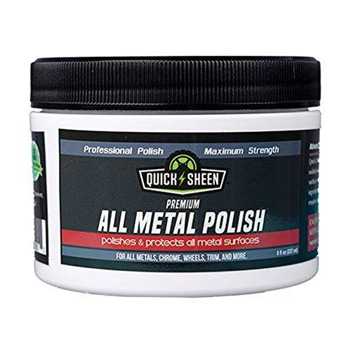 | All Metal Polish - Maximum Strength Multi Purpose Metal Polisher Cleans & Protects All Metals, Including Chrome, Aluminum, Billet, Copper, Gold, Silver, Brass, Stainless Steel