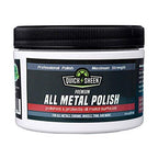 | All Metal Polish - Maximum Strength Multi Purpose Metal Polisher Cleans & Protects All Metals, Including Chrome, Aluminum, Billet, Copper, Gold, Silver, Brass, Stainless Steel