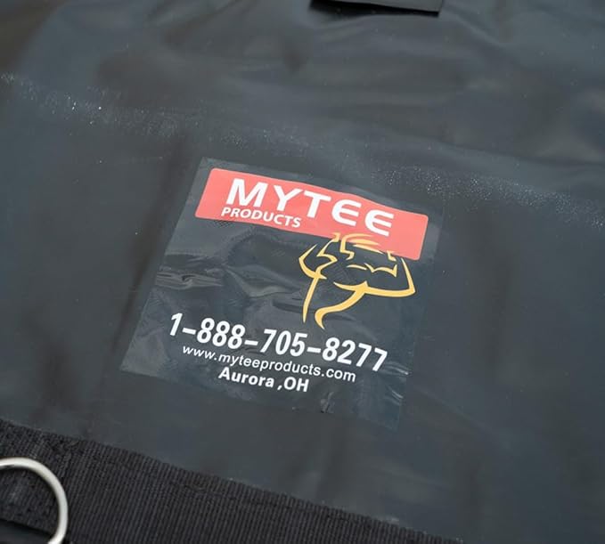 Mytee Products 2 Pack 16' x 27' Flatbed Truck 18 Oz Steel Tarp with 4 FT Drop & Flap - Black Heavy Duty Vinyl Waterproof Tarp for Trailers to Protect Cargo from Wind, Rain, Snow and Sun