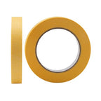 Lichamp 20-Pack Automotive Refinish Masking Tape Yellow 18mm x 55m, Cars Vehicles Auto Body Paint Tape, Automotive Painters Tapes Bulk Set 0.7-inch x 180-foot x 20 Rolls