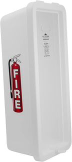 PRO&Family Fire Extinguisher Cabinet (20, White with Pull-Panel, 10 lb)