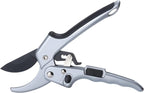 Garden clippers, premium Germany pruners, Work 3 times easier, professional ratchet pruning shears, cutting rose, flower, hedge, stem, tree, Sharp gardening scissors, Arthritis weak hand snips