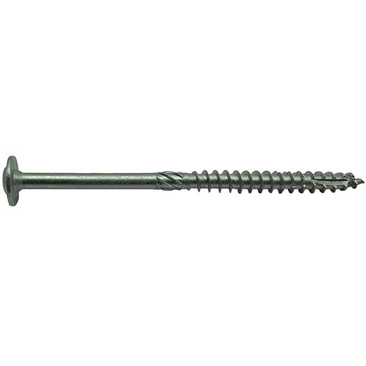 Jake Sales #15 x 4 Construction Lag Screw Stainless Steel T-30 Torx/Star Drive Heavy Duty Lag Screw Far Superior to Common Lag Screws (Full Box 400 Screw Count) Modified Truss Washer Head