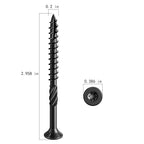 #10 * 3" Black Deck Screws, (1030pcs) 15 lbs.Exterior Wood Screws, Rust Resistant epoxy Coated, Bronze, T25 Star Bit