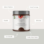 Country Chic All-in-One Chalk Paint for Furniture, Cabinets, Home Decor, Eco-Friendly, Matte Finish, Built-In Primer & Top Coat for Wood, Metal - Leather Bound (Chocolate Brown) - 8 oz (237 ml)