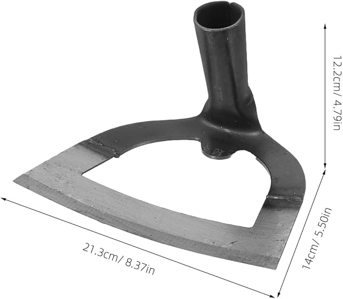 DOITOOL Stainless Steel Garden Hoe Tool Hollow Weeding Cultivator for Soil Loosening Planting and Tillage 8.38X5.51 Inches Durable Gardening Hand Tool