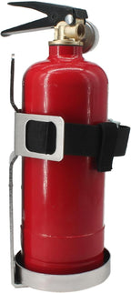 Fire Extinguisher Mount,Wall Hanging Bracket,Fire Extinguisher Holder for Home, Car, RV, Truck, Mini Fire Extinguishers (2.5LB Stainless Steel 1Pcs)