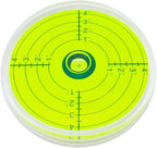 80x12mm Large Bubble Spirit Level Degree Marked Surface Round Levels Circular Level Bubble Measuring Tools
