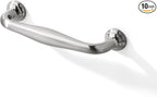 SAILING 10 Pack Cabinet Handles-3.8"/96mm Screw Spacing Brushed Nickel Furniture Hardware Handles for Kitchen Cabinets Bedroom Dresser Wardrobe Cabinet Pulls