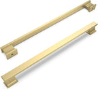 COTYKILEY 6 Pack 12.6 Inch(320mm) Brushed Gold Cabinet Handles Gold Kitchen Cabinet Pulls Cabinet Door Handles Kitchen Cabinet Hardware
