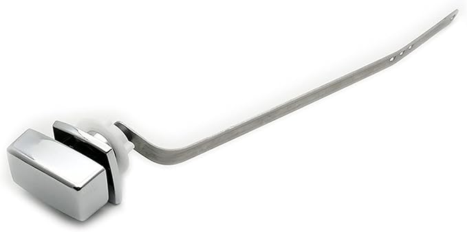 Toilet Flush Handle Replacement, Side Mount Extended Trip Lever Tank Fit for Kohler 3384/3722 Kit, Polished Chrome 10.6“ Trip Lever