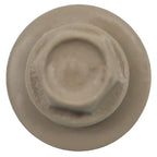 #14 Metal ROOFING SCREWS (250) Screws x 1-1/2" SURREY BEIGE Hex Head Sheet Metal Roof Screw. Self starting/tapping metal to wood sheet metal siding screws-EPDM washer. for corrugated roofing