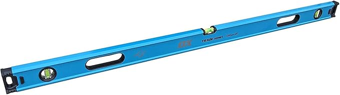 OX Tools Trade Series 4ft Non Magnetic Box Beam Levels - 48 inch Level Aluminum Body Level Hand Tools - Magnified Vials, Shock Absorbing End Cap, Soft Grip Handle Leveler Tool OX-T024212