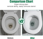 AUAUY 10 Pack Pumice Stone with Handle, Toilet Bowl Pumice Stone for Cleaning, Hard Water Toilet Ring Remover, 2 Handle + 10 Pumice Stones for Cleaning Toilets, Bathtubs, Grills, Kitchen Sink