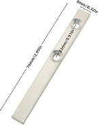 4PCS Metal Helical Balance Pivot Bar 76x8x4mm Tilt Window Dressing Hardware Accessories Decorative Fitting