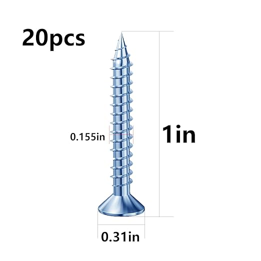 (120 PCS) Drywall Anchors Screws 8 Blue Wall Anchor Set 1/4. Three-Color Screws Make it Easy to Install Various Color Products