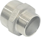 2" x 1-1/2" Male Threaded Reducing Nipple Fitting/Adapter,Stainless Steel SS304 NPT Pipe Hex Reducer