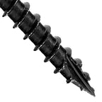 Jake Sales #14 X 8 Heavy Duty Black Timber/Log/Landscaping Wood Screws - Exterior Coated Heavy Duty Screws. 10 x 50 Count Boxes - 400 Screws