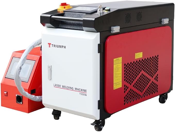 Triumph 1500W 4 in 1 Integrated Fiber Laser Welding cleaning rust remover Machine 220V Single Phase Handheld Laser Welder Machine with Auto Wire Feeder Cable Length 10m